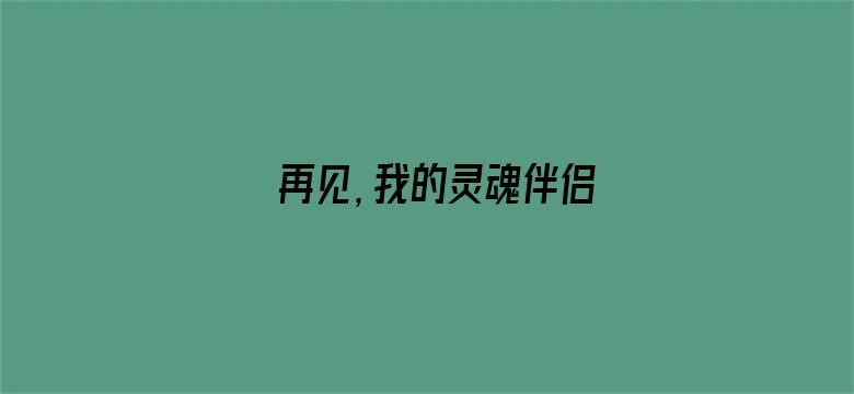 再见，我的灵魂伴侣